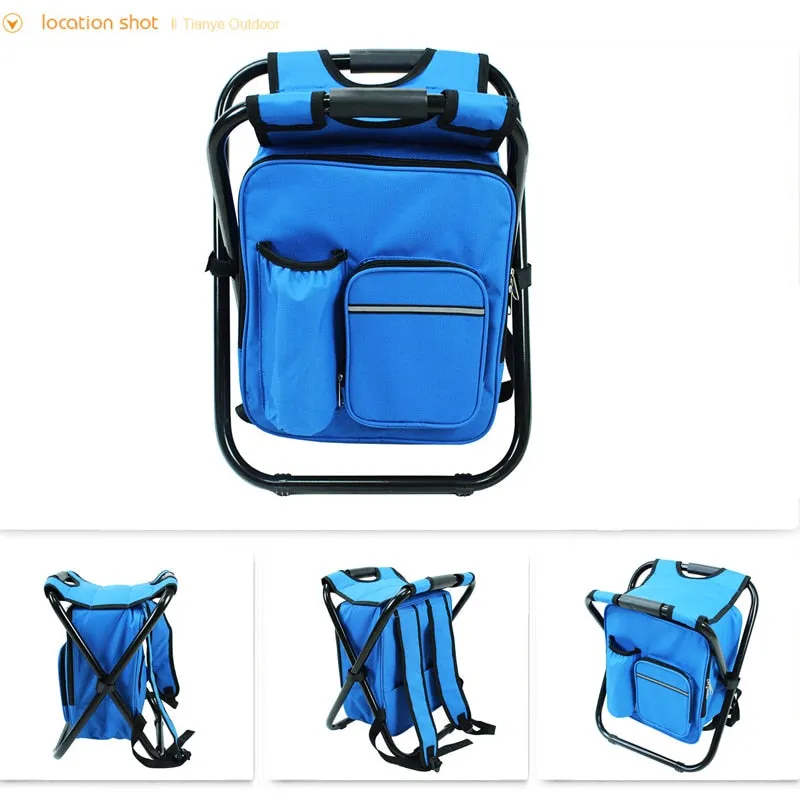 Folding Stool Insulated Cooler
