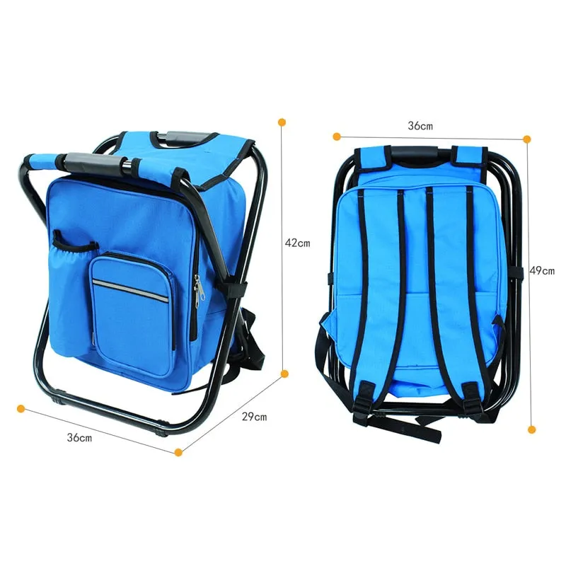 Folding Stool Insulated Cooler