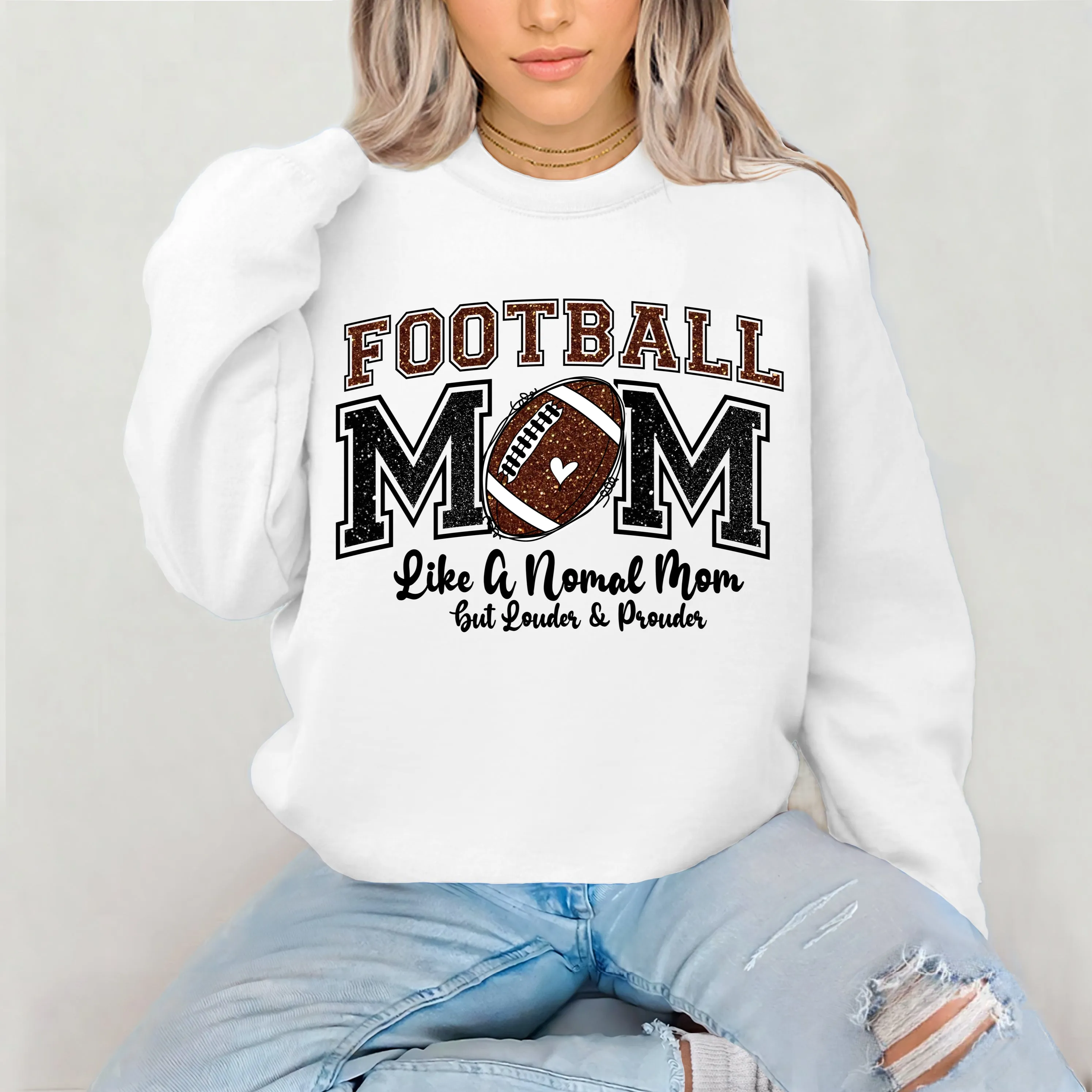 Football Mom Fall Crewneck