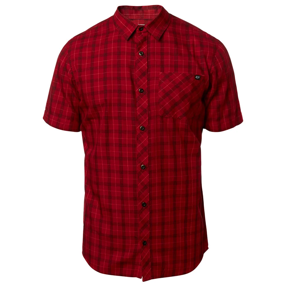 FOX OVERLOAD SS WOVEN SHIRT [CARDINAL]
