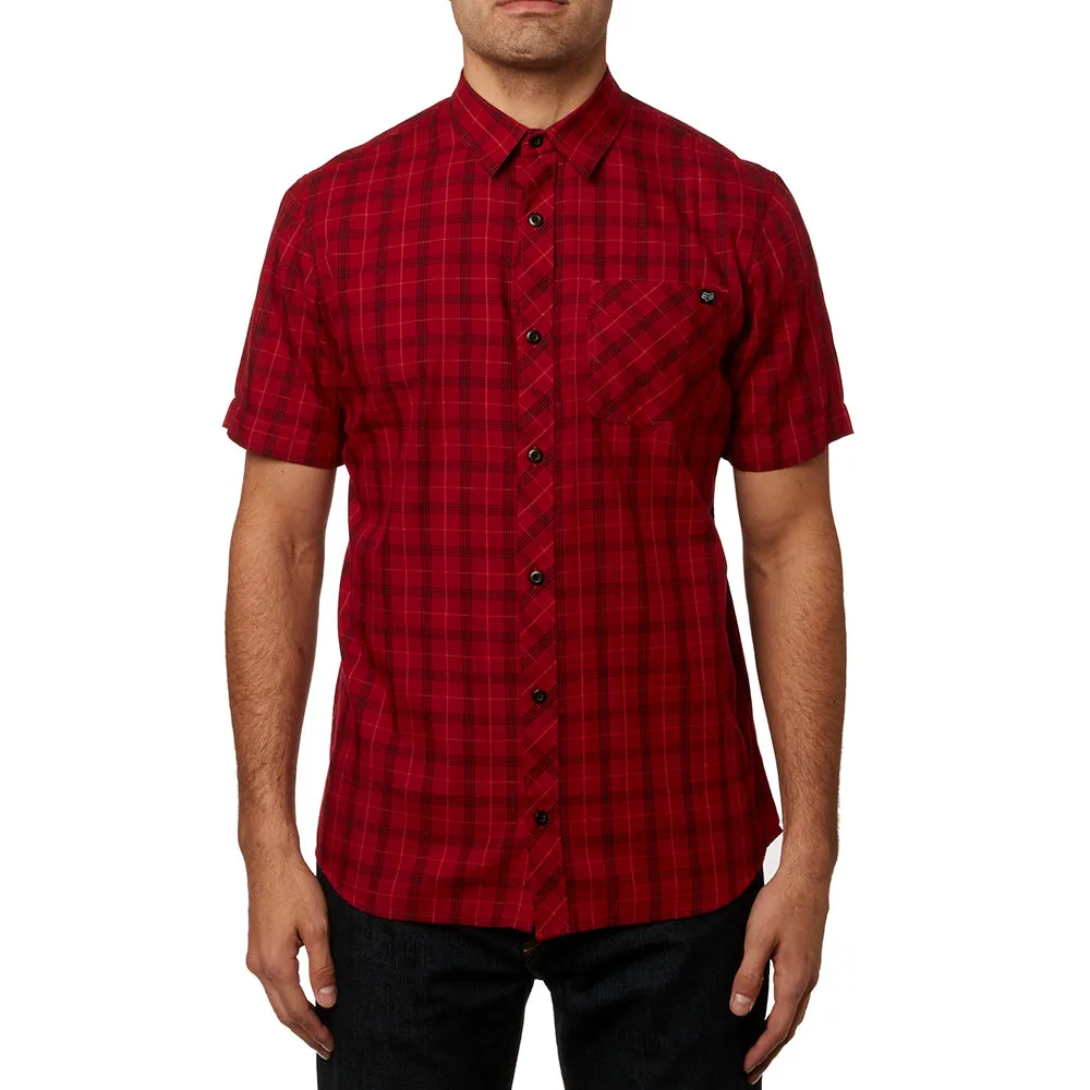 FOX OVERLOAD SS WOVEN SHIRT [CARDINAL]