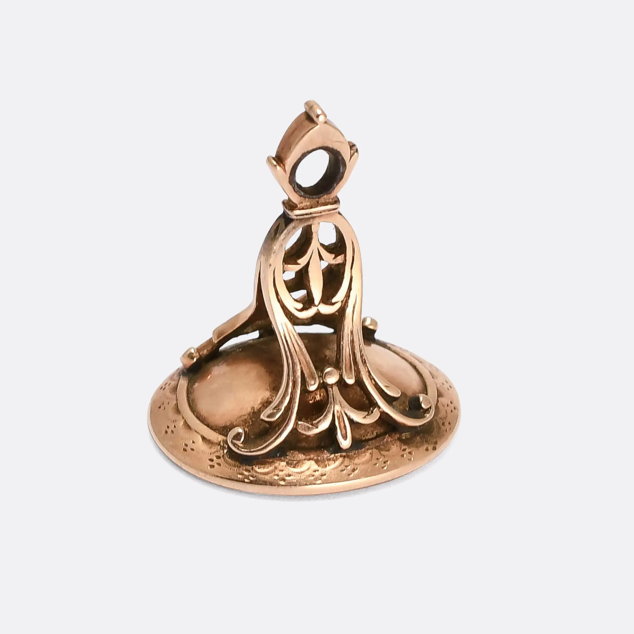 Georgian "God Feeds the Ravens" Intaglio Seal Fob Pendant