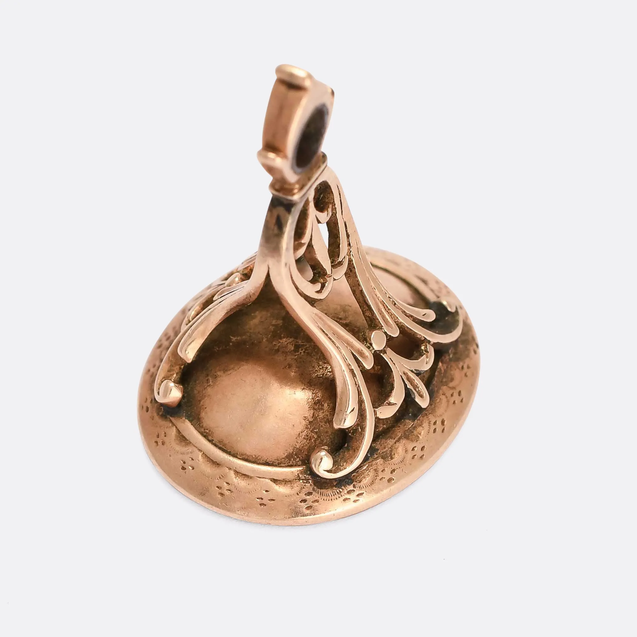Georgian "God Feeds the Ravens" Intaglio Seal Fob Pendant