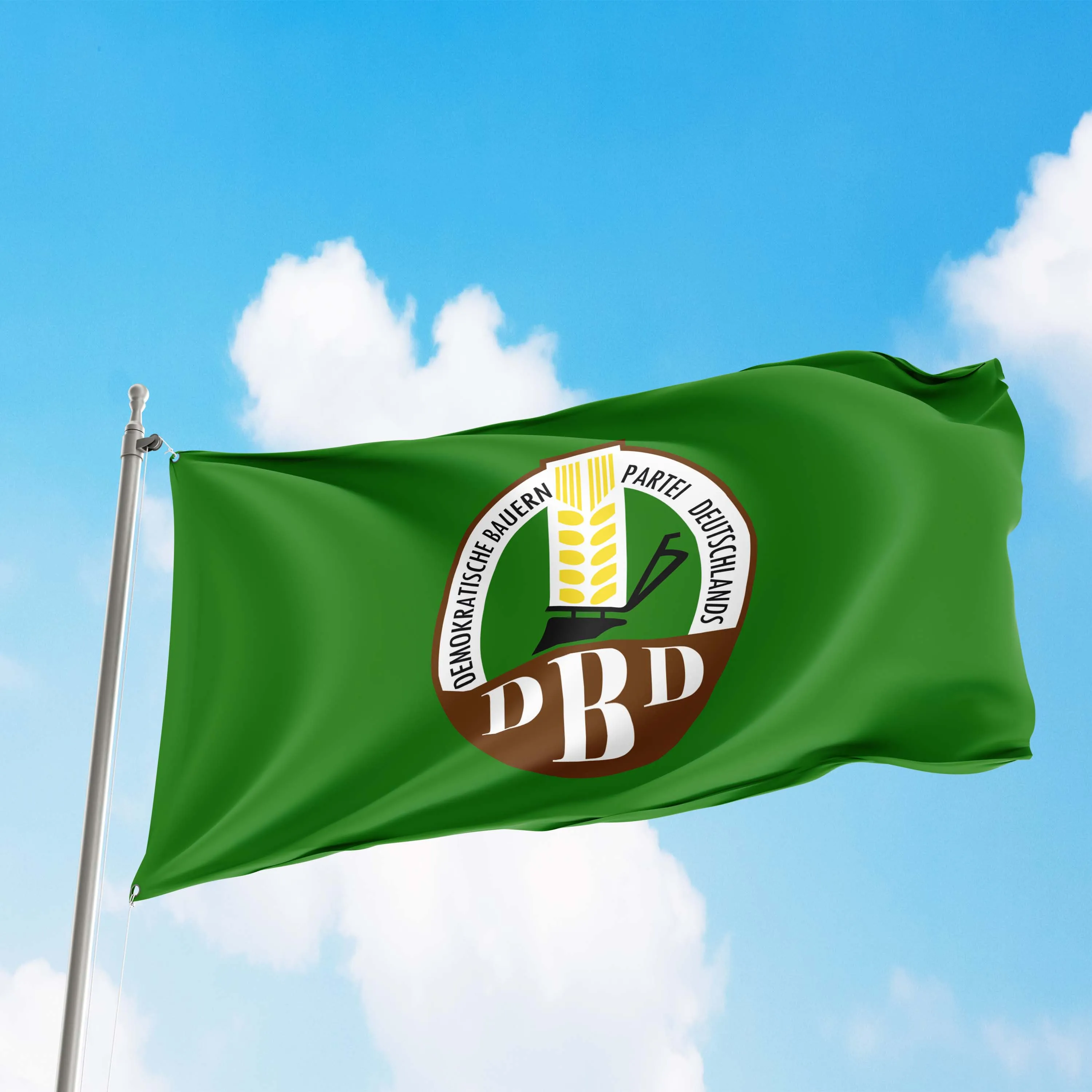 German Democratic Republic Demokratische Bauernpartei Deutschlands Flag Banner