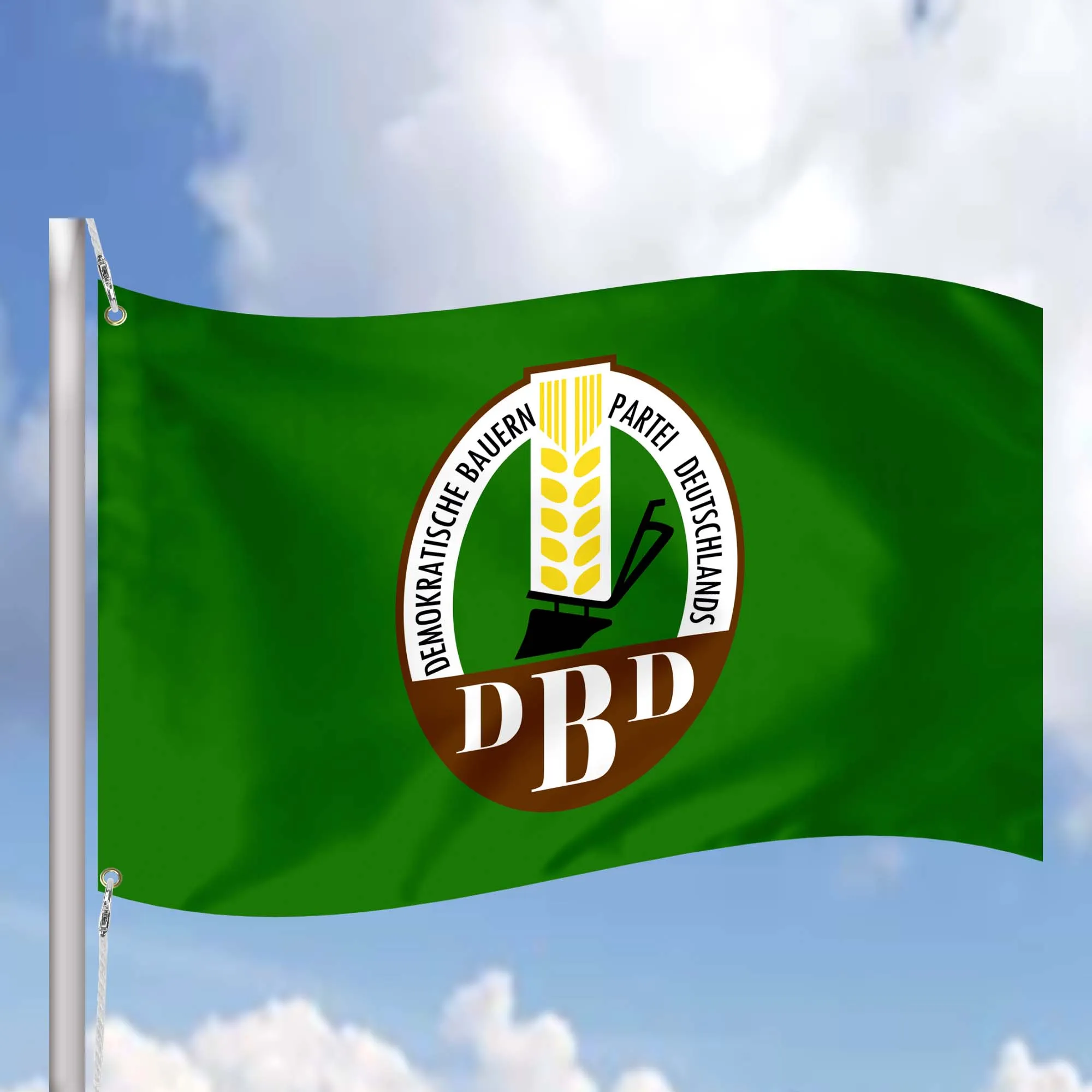 German Democratic Republic Demokratische Bauernpartei Deutschlands Flag Banner