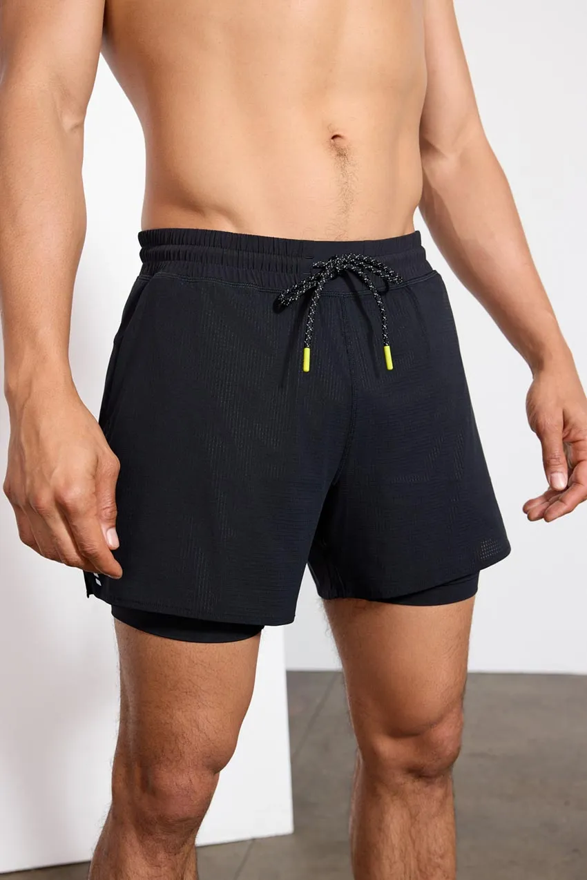 Glide Run Short - Black