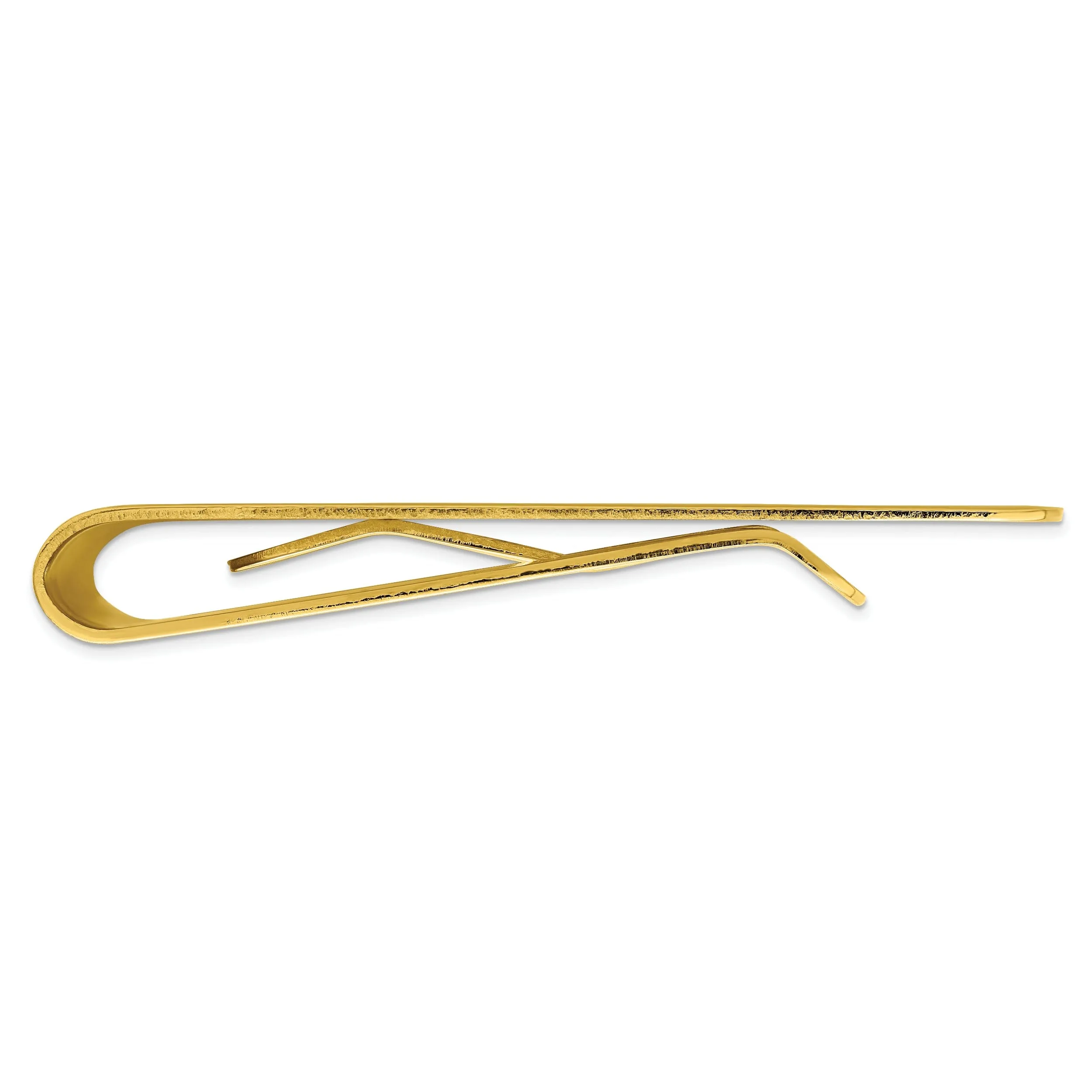 Gold Plated with Engravable Area Money Clip