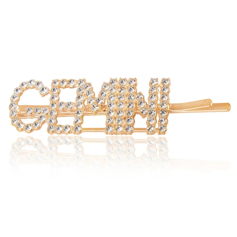 Golden Gemini Hairclip