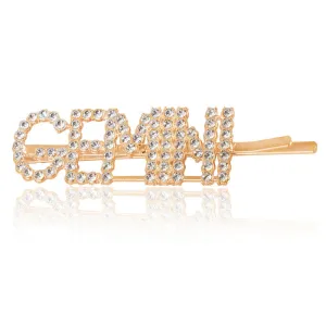 Golden Gemini Hairclip