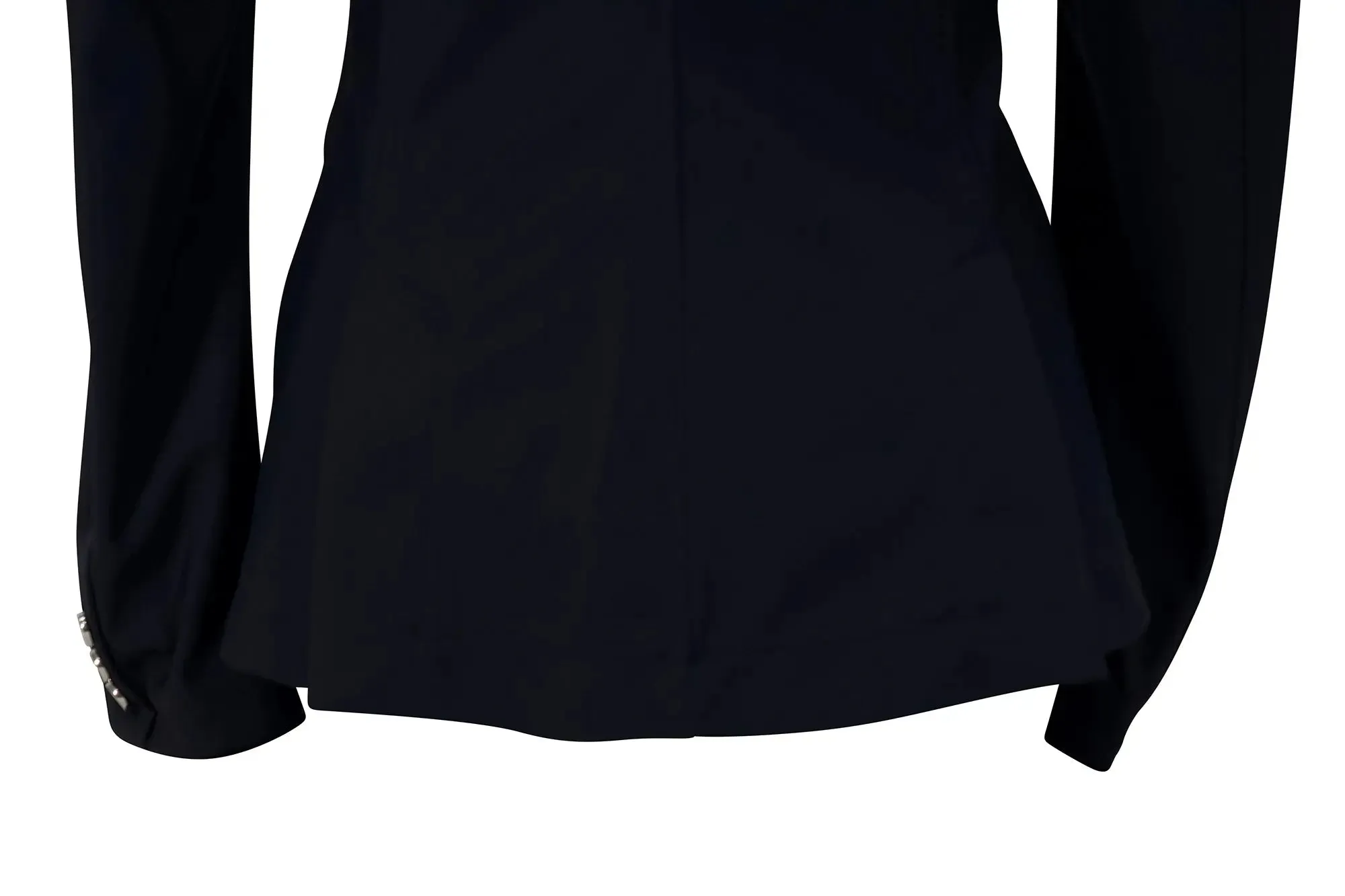 Grand Prix Saltare Premio 4 Button Riding Show Coat, Navy with Black