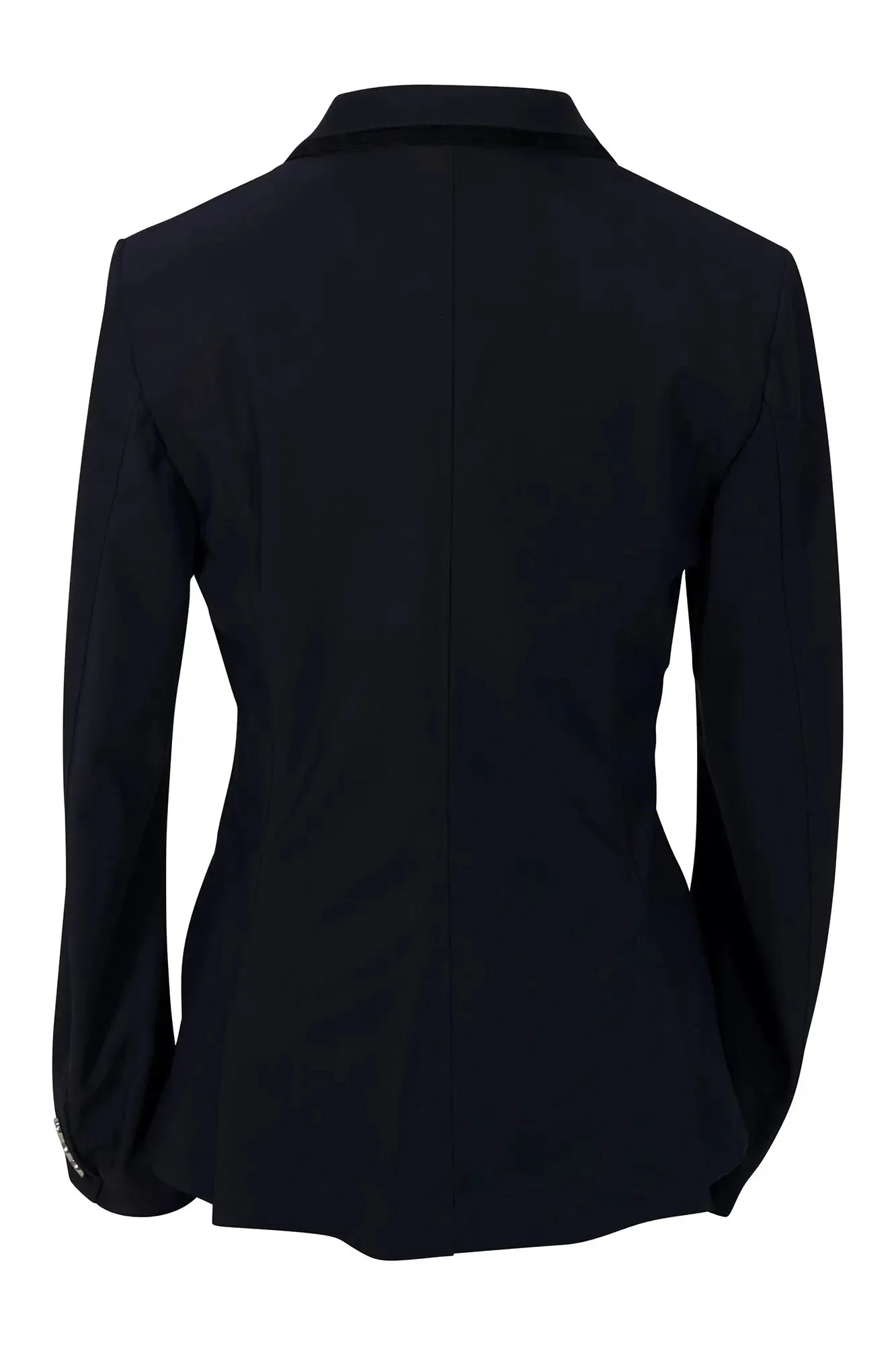 Grand Prix Saltare Premio 4 Button Riding Show Coat, Navy with Black