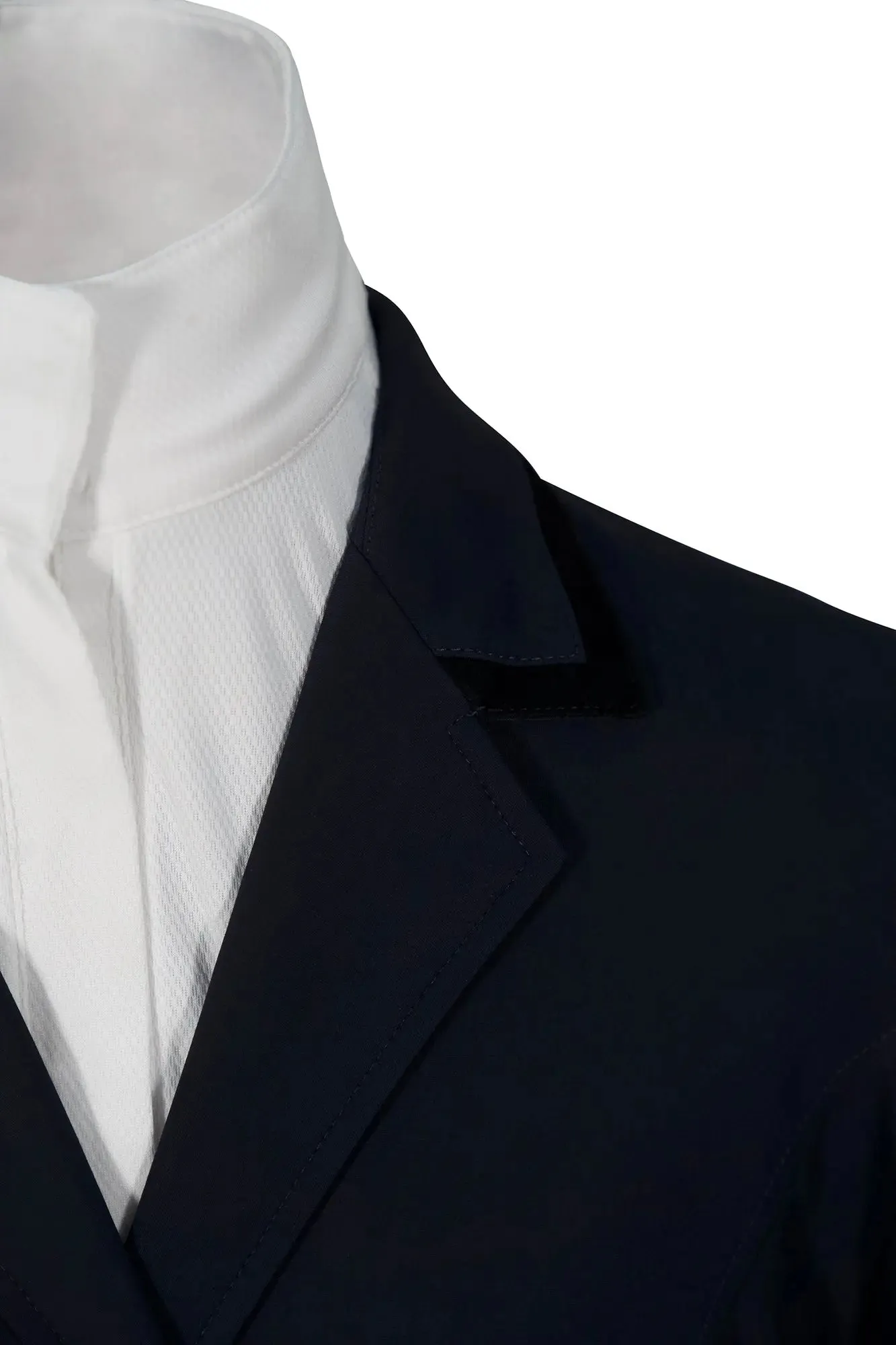 Grand Prix Saltare Premio 4 Button Riding Show Coat, Navy with Black