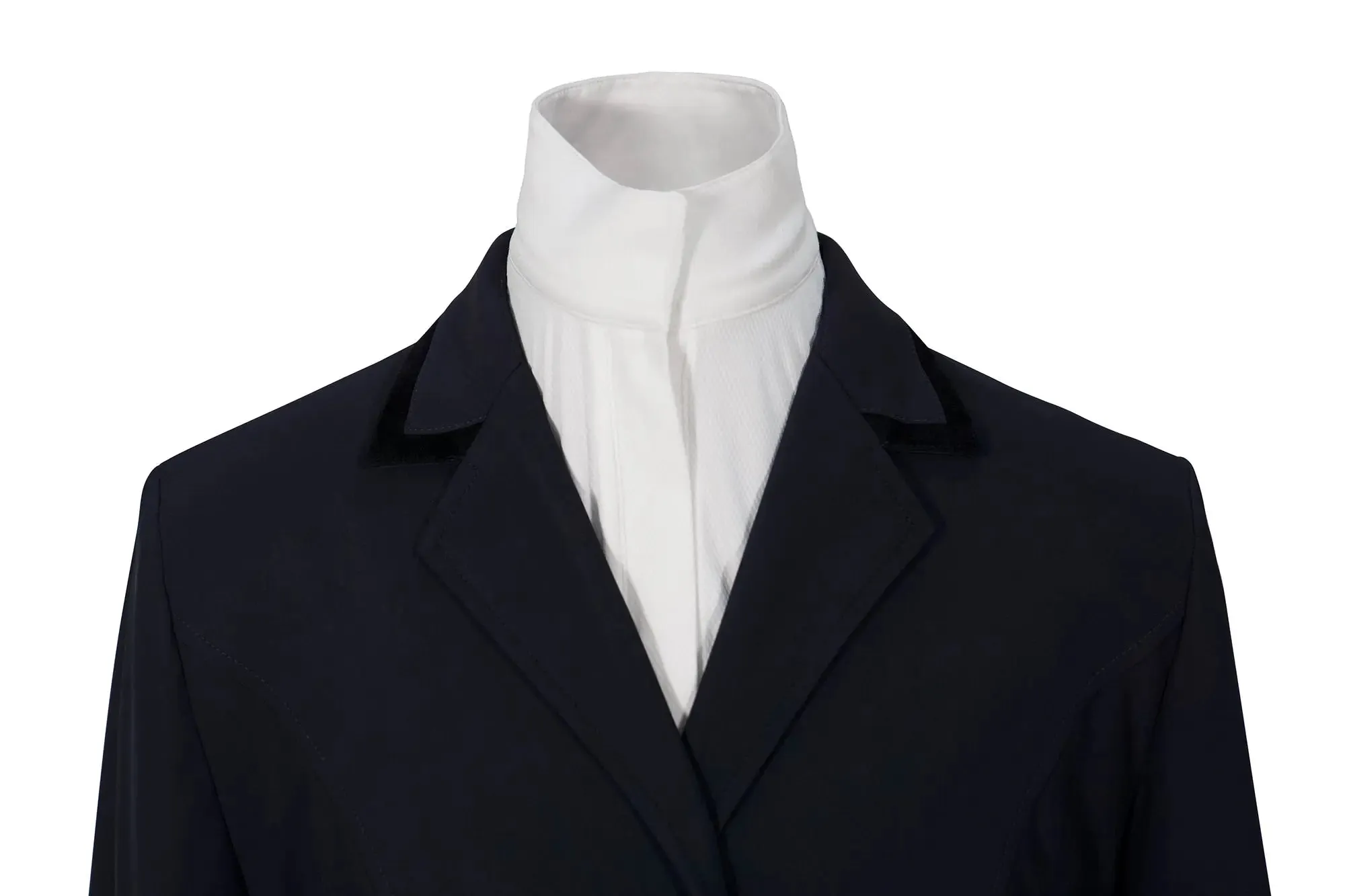 Grand Prix Saltare Premio 4 Button Riding Show Coat, Navy with Black