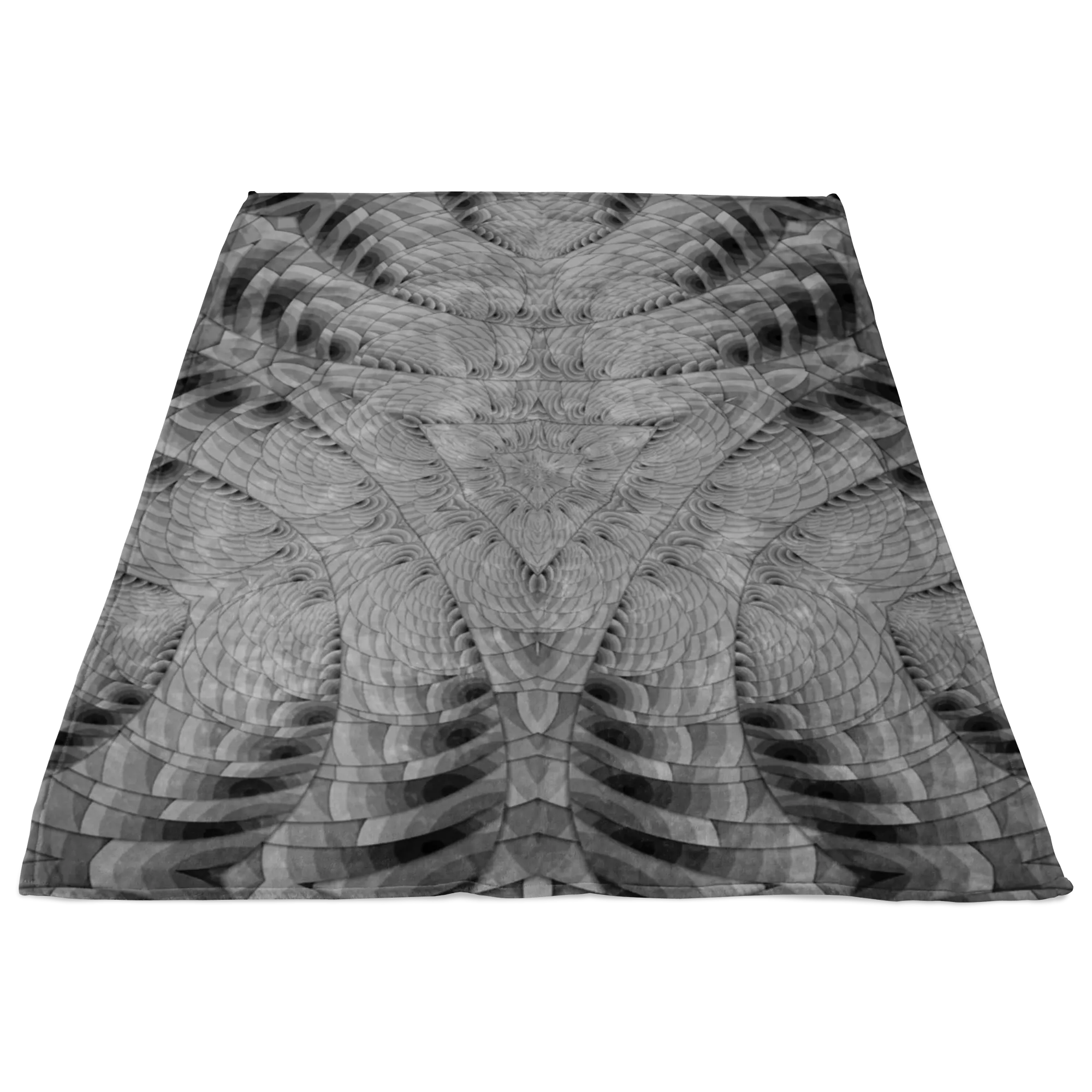 Grey Scale Pattern Fleece