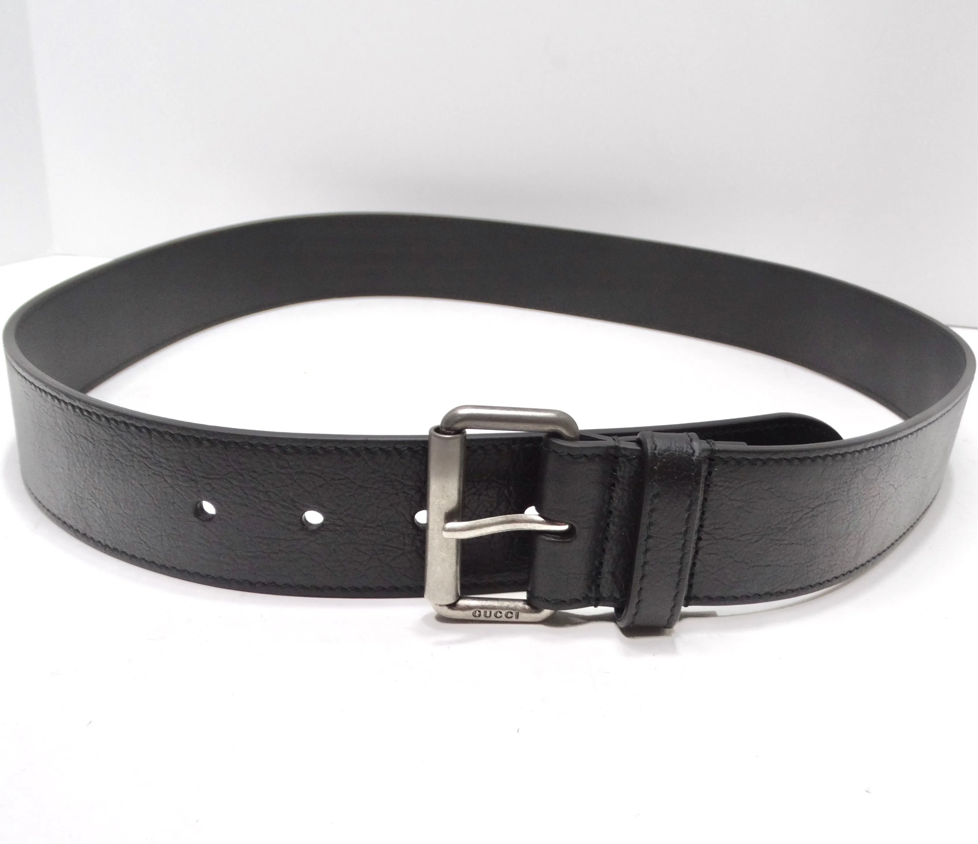Gucci Fluffy Calfskin Mini Morpheus Belt Bag Black