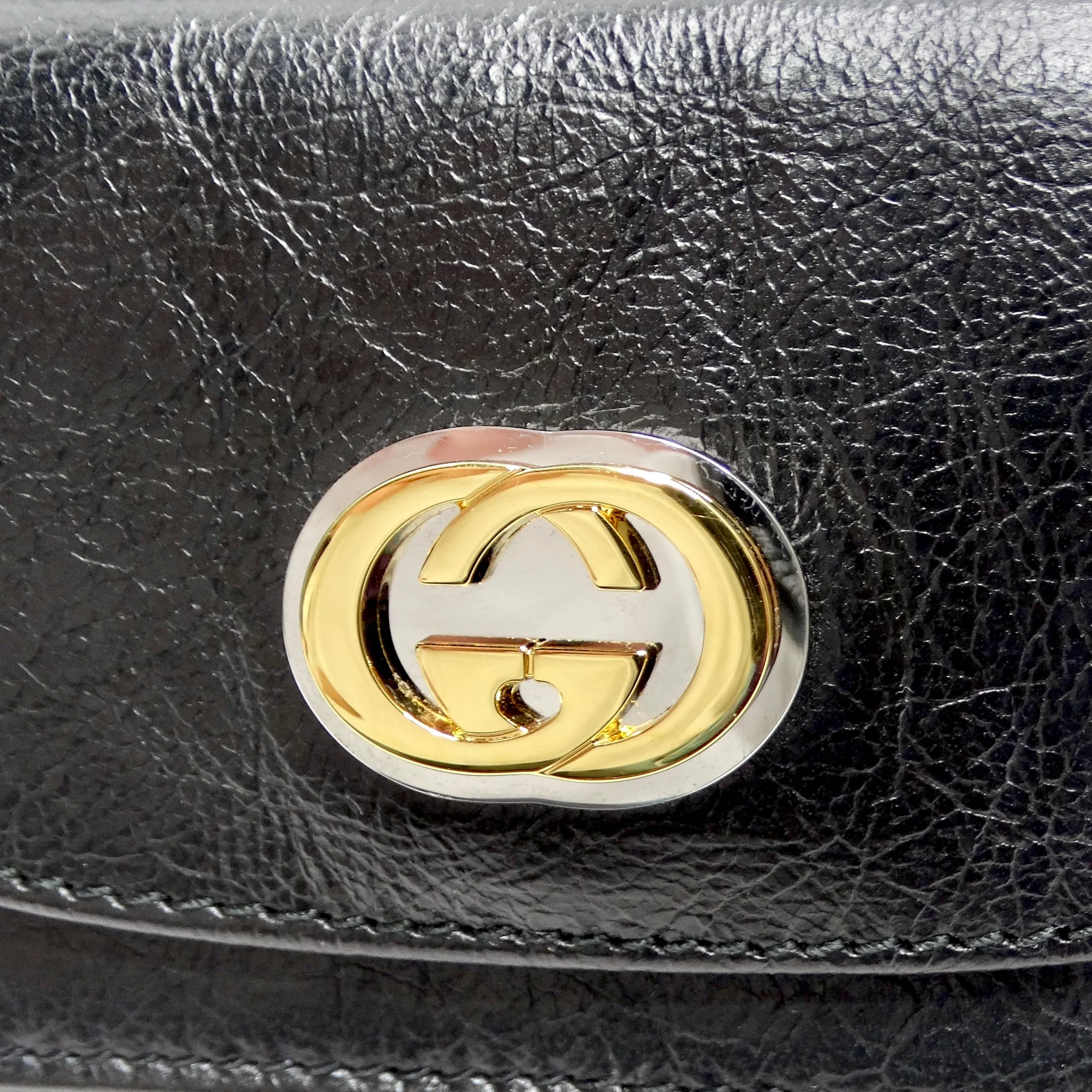 Gucci Fluffy Calfskin Mini Morpheus Belt Bag Black