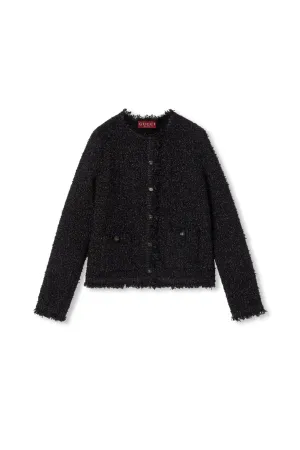 GUCCI | LAMÉ WOVEN CARDIGAN