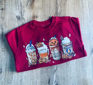 Halloween Coffee Sweater - 5-6 Years