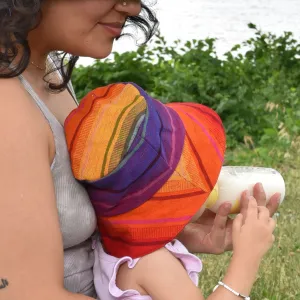 Hand Woven Child Bucket Hat | Rainbow