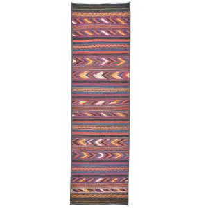 Hand-Woven Fine Afghan Tribal Kilim 100% Wool Rug (Size 3.1 X 10.6) Brral-3273