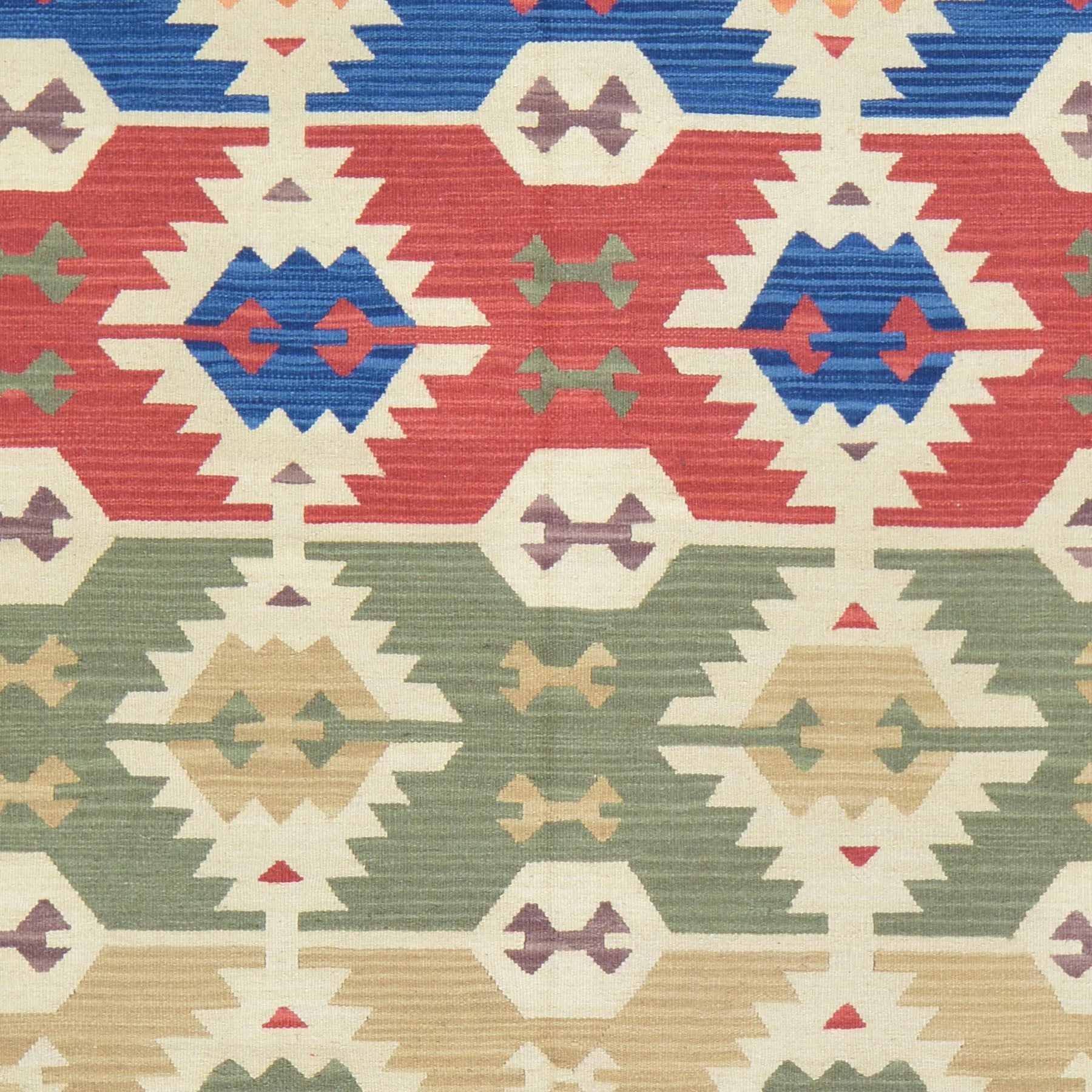 Hand-Woven Reversible Oriental Handmade Kilim Wool Rug (Size 5.0 X 7.2) Brral-4203