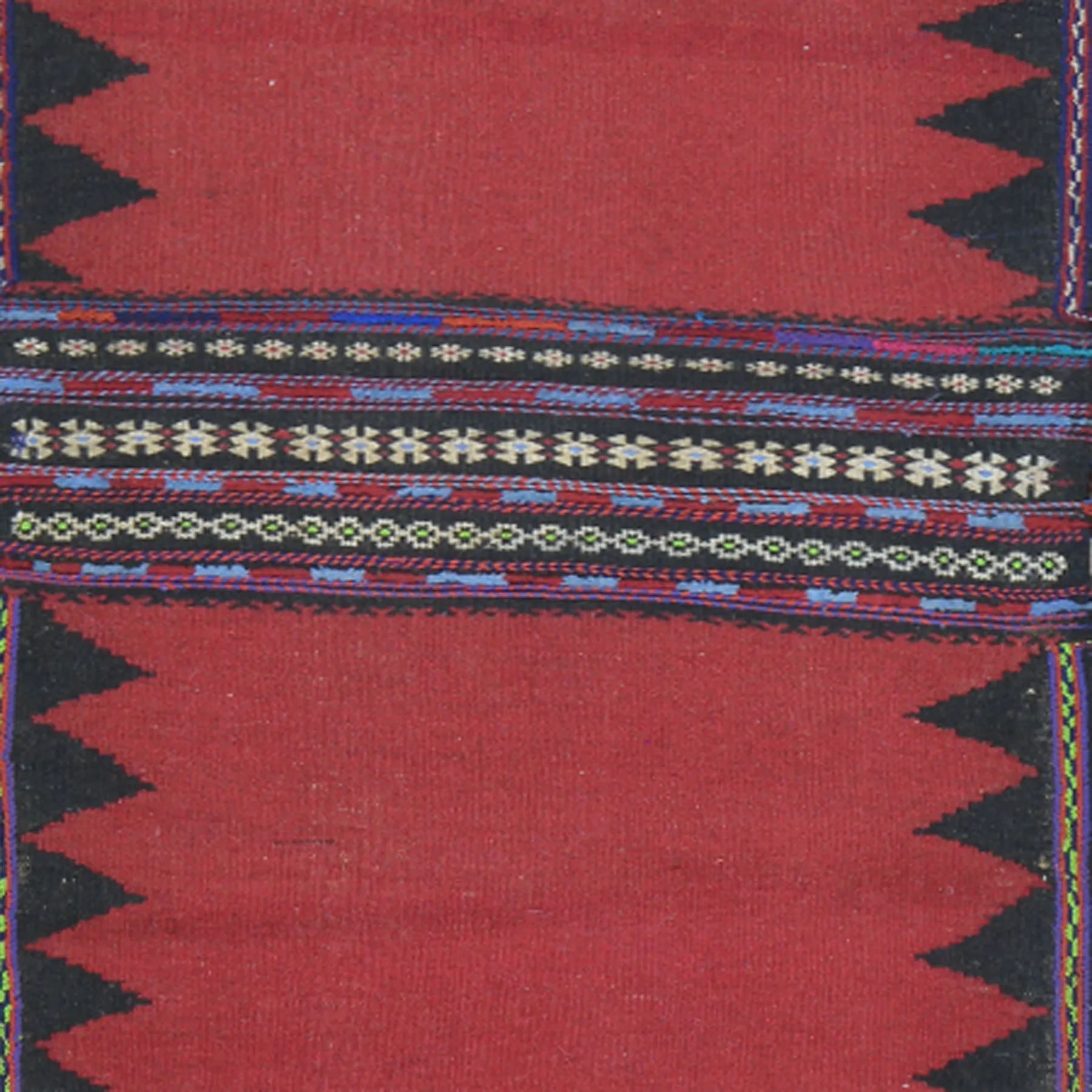 Hand-Woven Tribal Baluchi Dastarkhwan Oriental Kilim Rug (Size 2.9 X 9.10) Cwral-10245