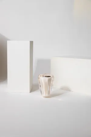 Handblown All About White Candle