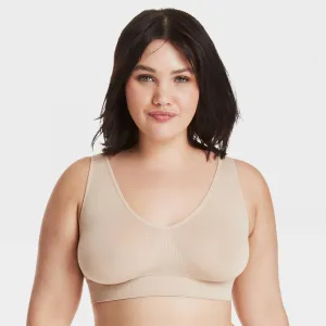 Hanes Women's Seamless Pullover Cozy Bra. MHG196 MHG196