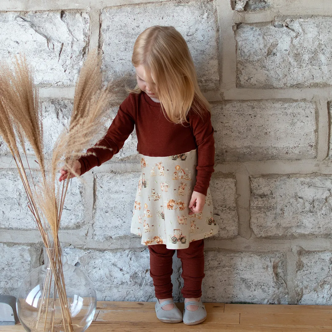 Happy Farm Grow-With-Me Dress