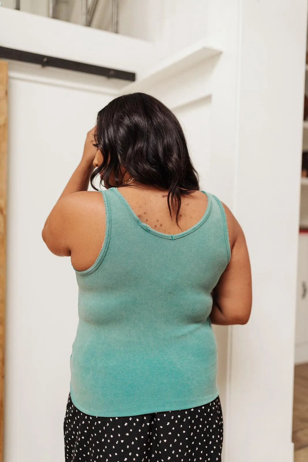 Hazel Blues® | Stay Easy Tank In Aqua