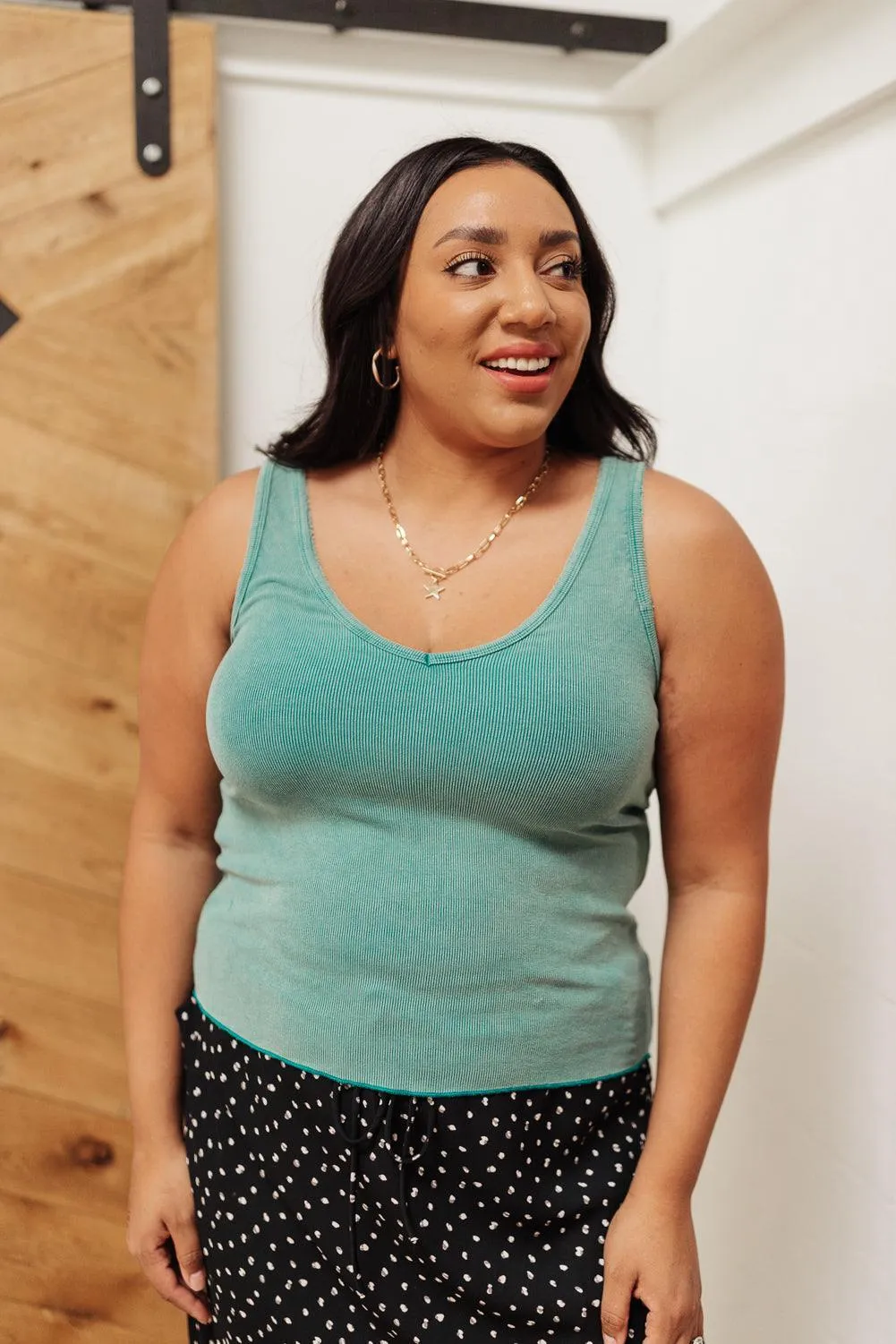 Hazel Blues® | Stay Easy Tank In Aqua
