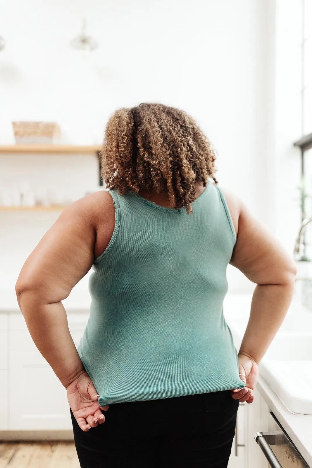 Hazel Blues® | Stay Easy Tank In Aqua
