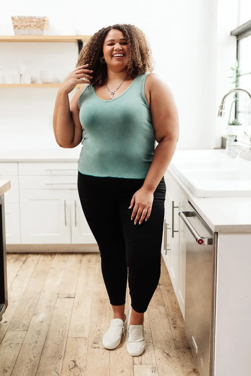 Hazel Blues® | Stay Easy Tank In Aqua