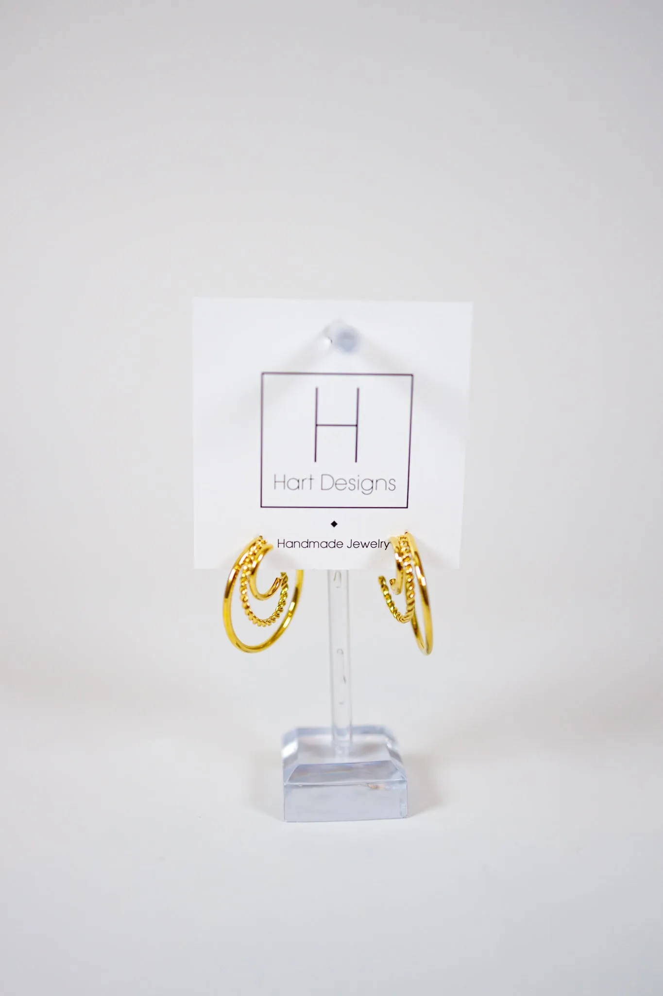 HD Triple Hoops Earrings
