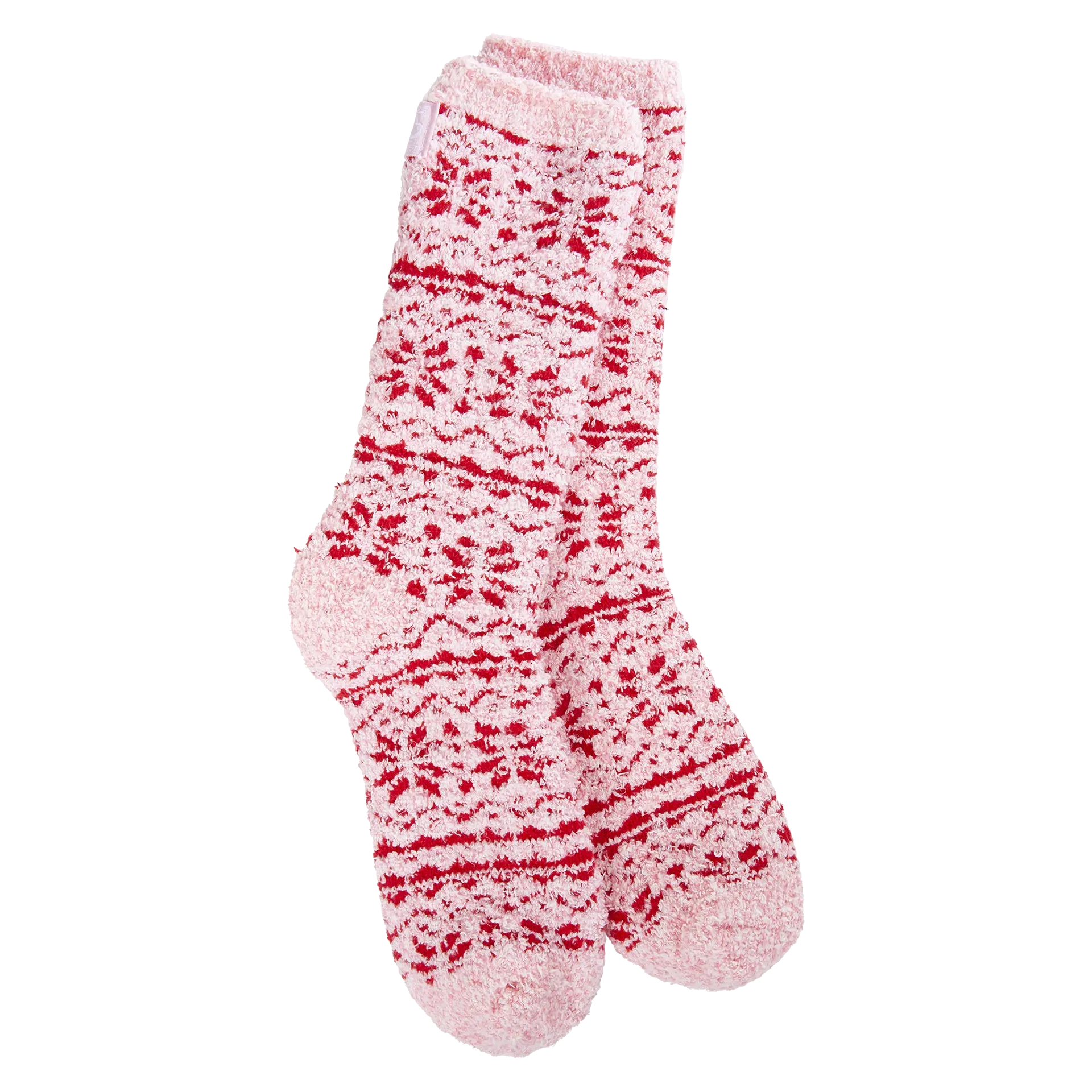Holiday Cozy Winter Crew - Fair Isle Pink