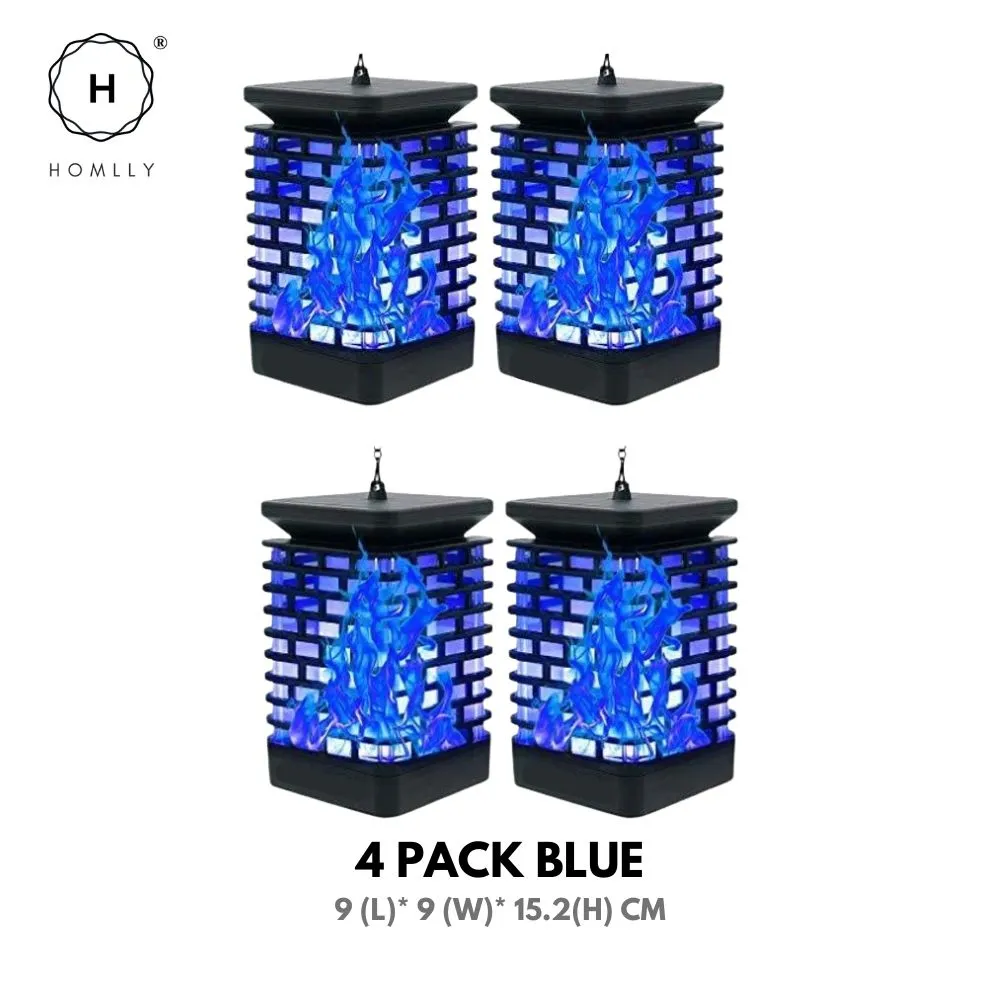 Homlly Outdoor Solar Lantern Lamp (Real Flame mode)