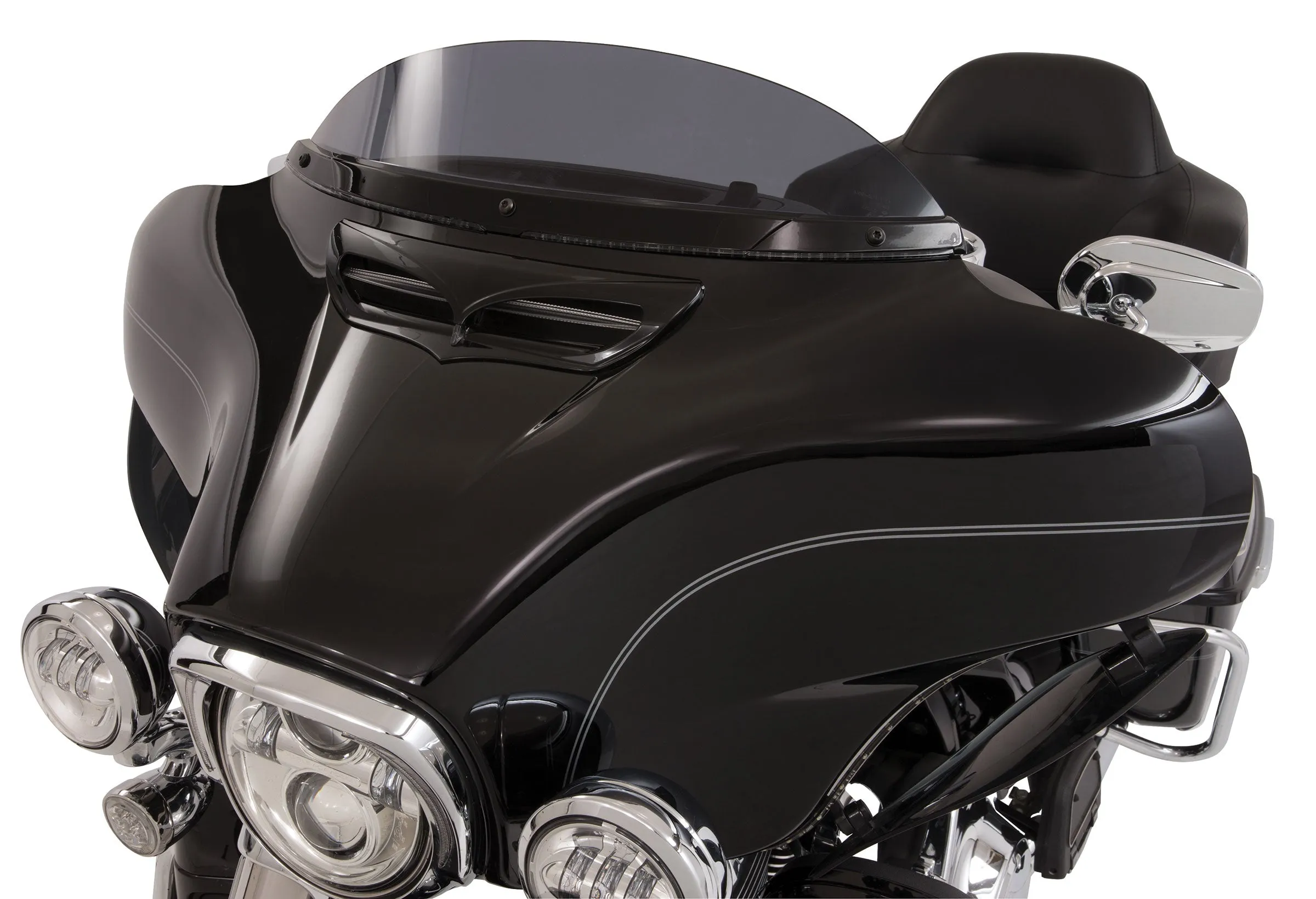 Horizon LED Lighted Windshield '14-up, Black