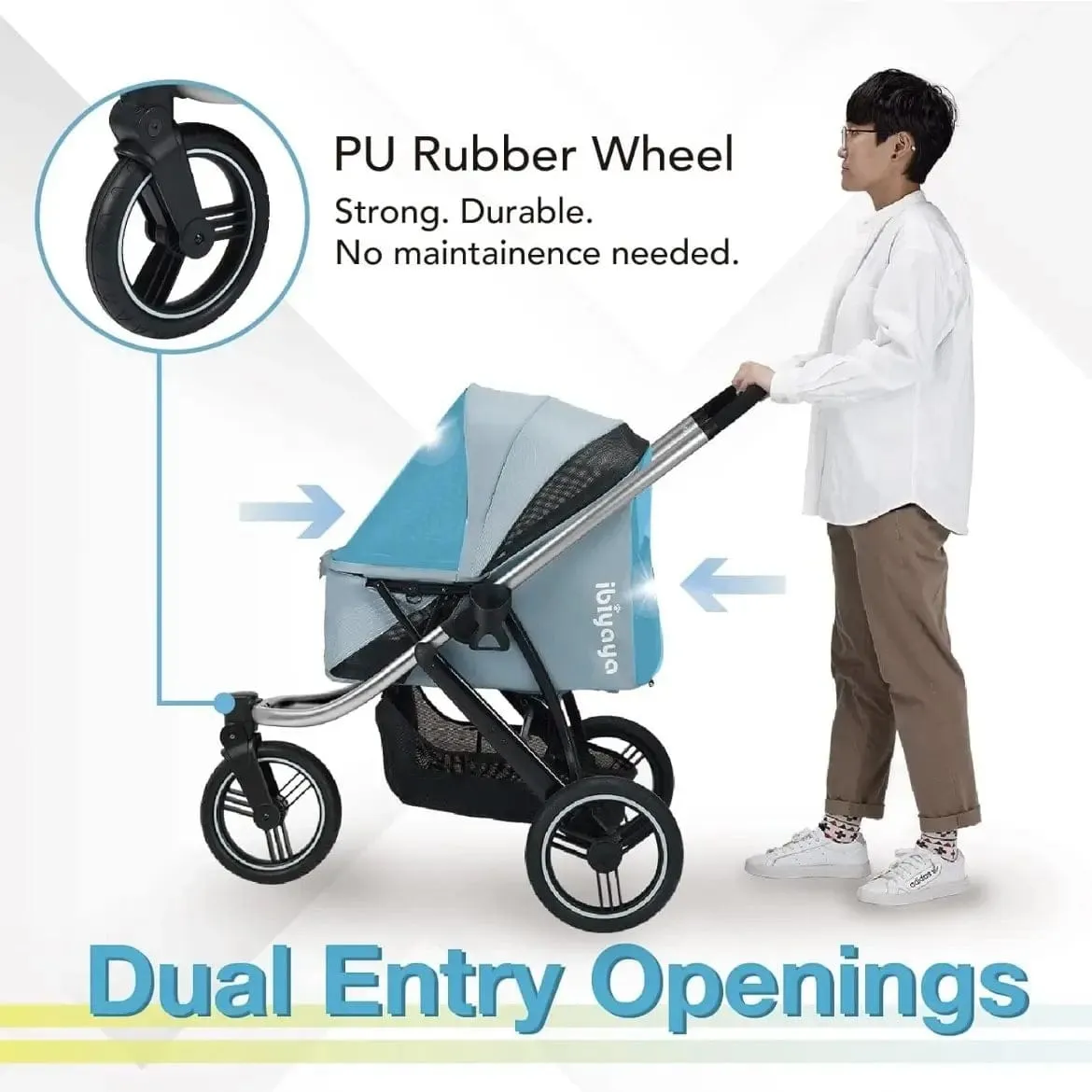 Ibiyaya The Beast Dog Jogging Stroller