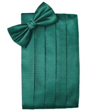 Jade Herringbone Cummerbund