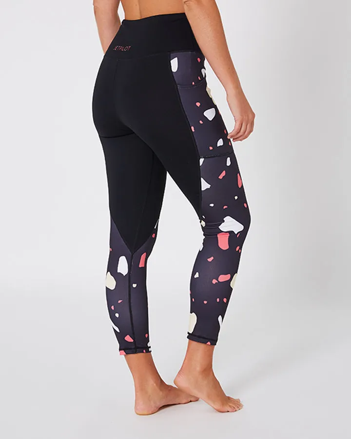 Jetpilot Pacer Quartz Ladies Leggings - Black