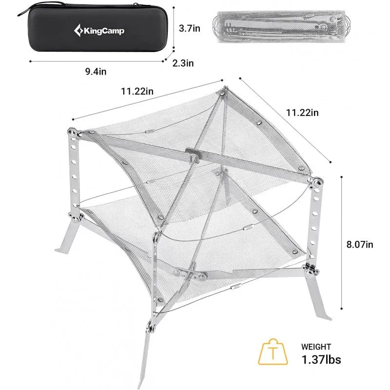 KingCamp - Stainless Steel Mesh Multi Stove