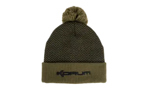 KORUM Thermal Beanie Hat - Black/Olive