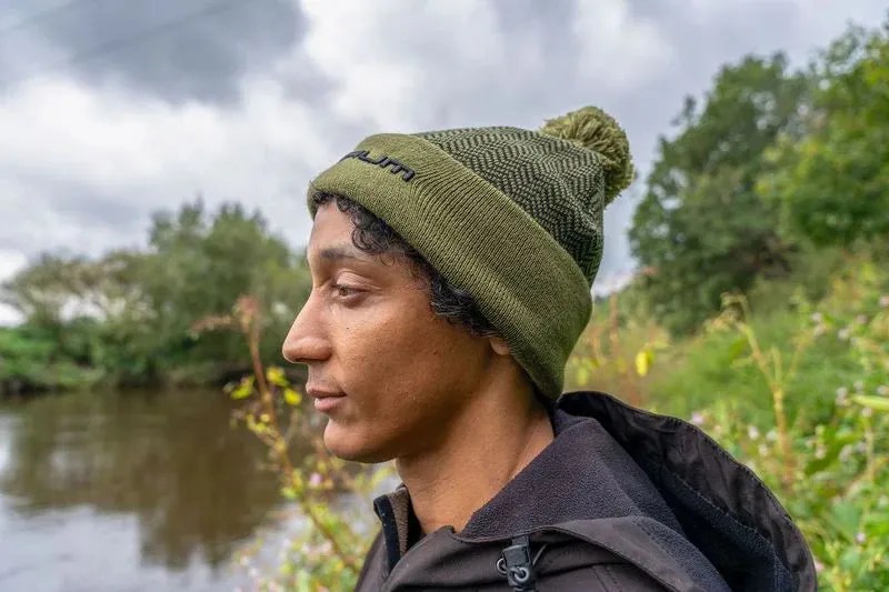 KORUM Thermal Beanie Hat - Black/Olive