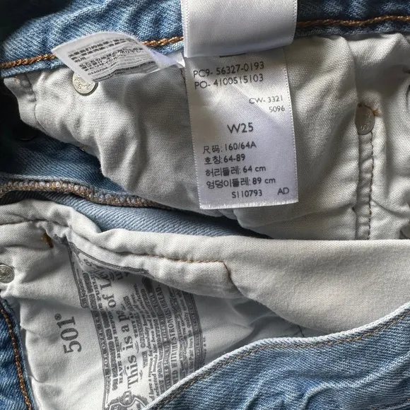 Levi's 501 Denim Shorts (2)