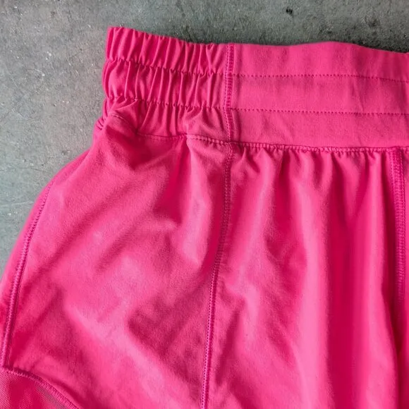 Lululemon Hotty Hot Short II Long Hot Pink Lip Gloss size 4