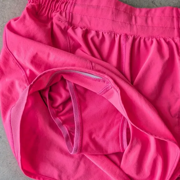 Lululemon Hotty Hot Short II Long Hot Pink Lip Gloss size 4