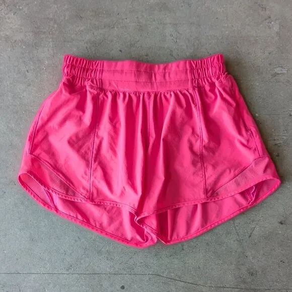 Lululemon Hotty Hot Short II Long Hot Pink Lip Gloss size 4