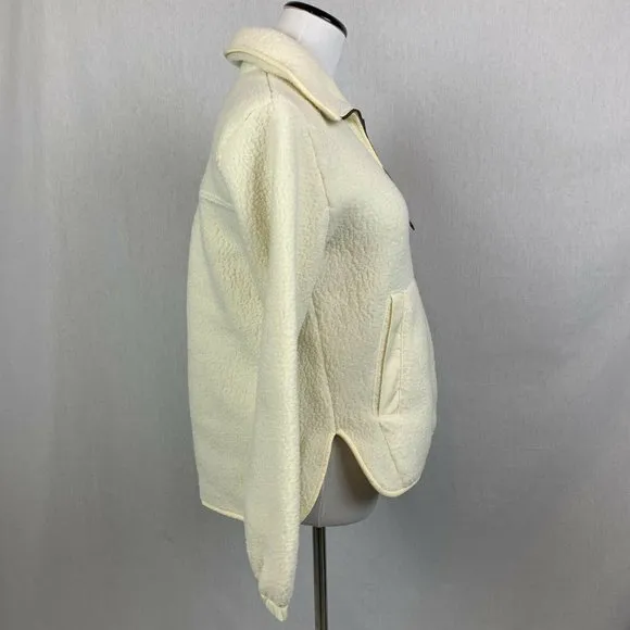 Madewell polartec fleece pullover teddy 1/4 zip