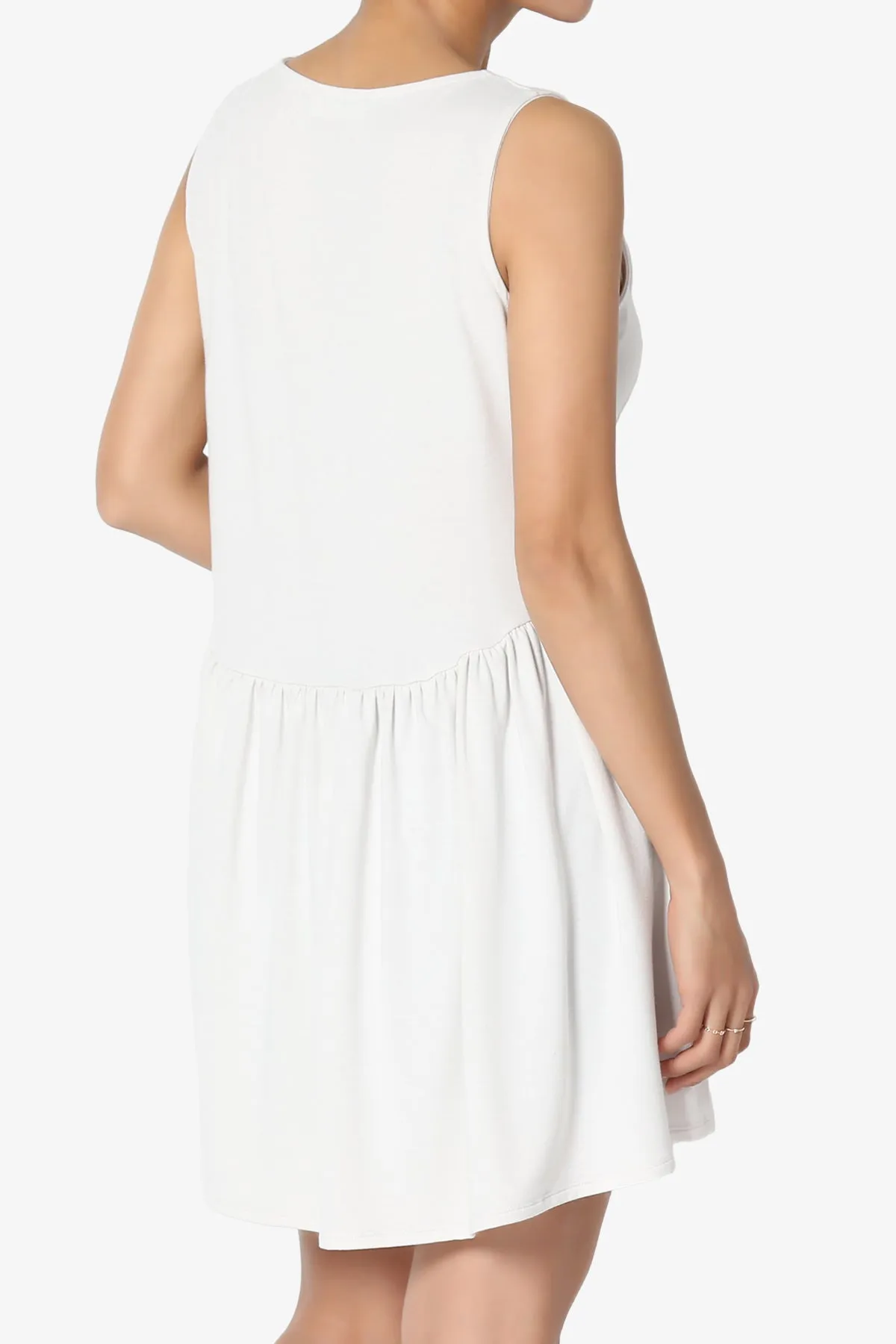 Maiika Sleeveless Babydoll Tunic Top PLUS