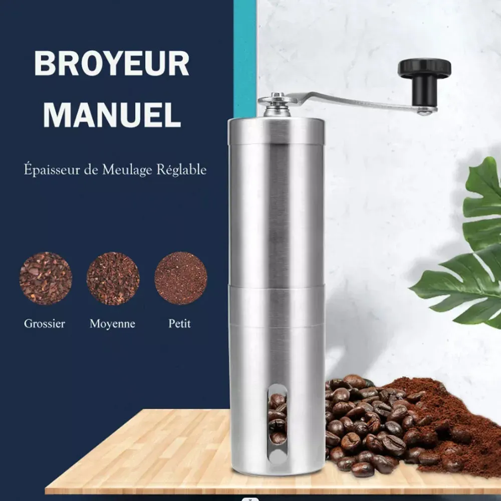 Manual Mini Coffee Grinder Stainless Steel Hand Handmade Coffee Bean Grinders Kitchen Tool Coffee Accessories